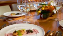 Motor yacht MEME -  Dining Detail